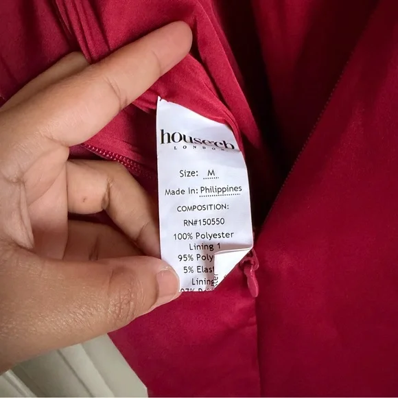 House of CB Anja Satin Corset Midi Dress Size Medium - Picture 7 of 10